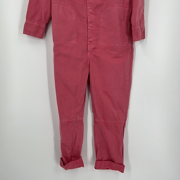One Teaspoon Paradise Utility Jumpsuit in Worn Pink Small - Picture 6 of 13